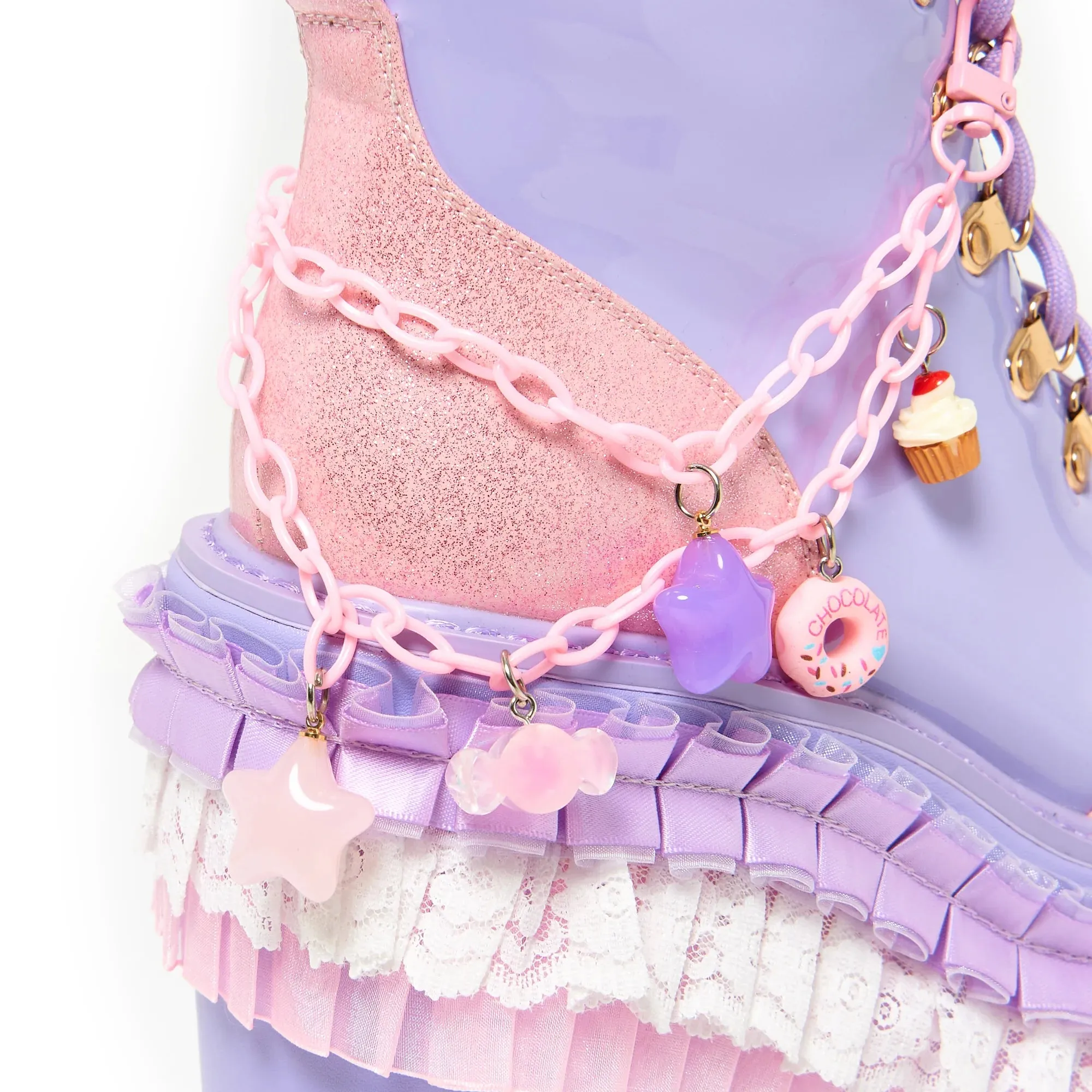 Cupcake Towers Platform Boots - Purple sold by Shoe Freaks product image thumbnail 3