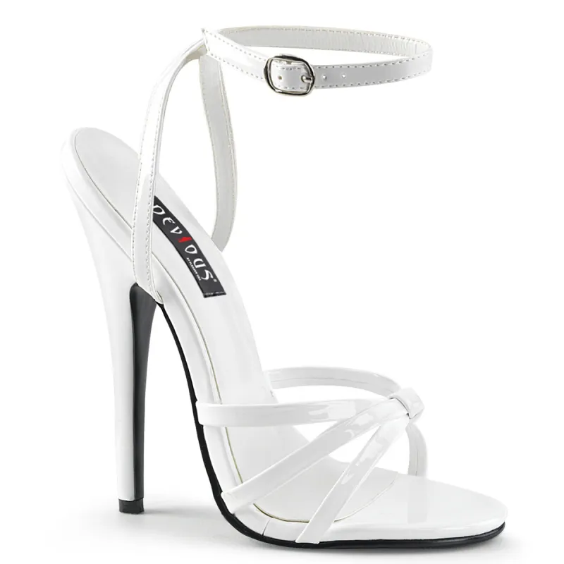 Devious Domina-108-White-Size 8-Clearance sold by Shoe Freaks