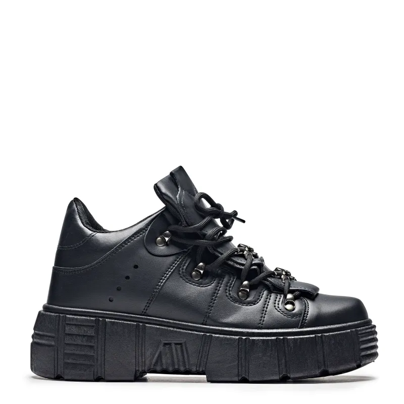 ゴロちょ Koi Footwear Rimo Core Chunky Black Trainers | Parallel