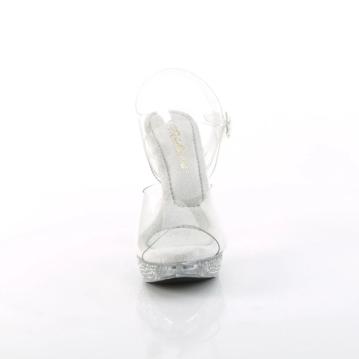 Fabulicious Elegant-408ABRS-Clear/Clear-Size 8-Clearance sold by Shoe Freaks product image thumbnail 2