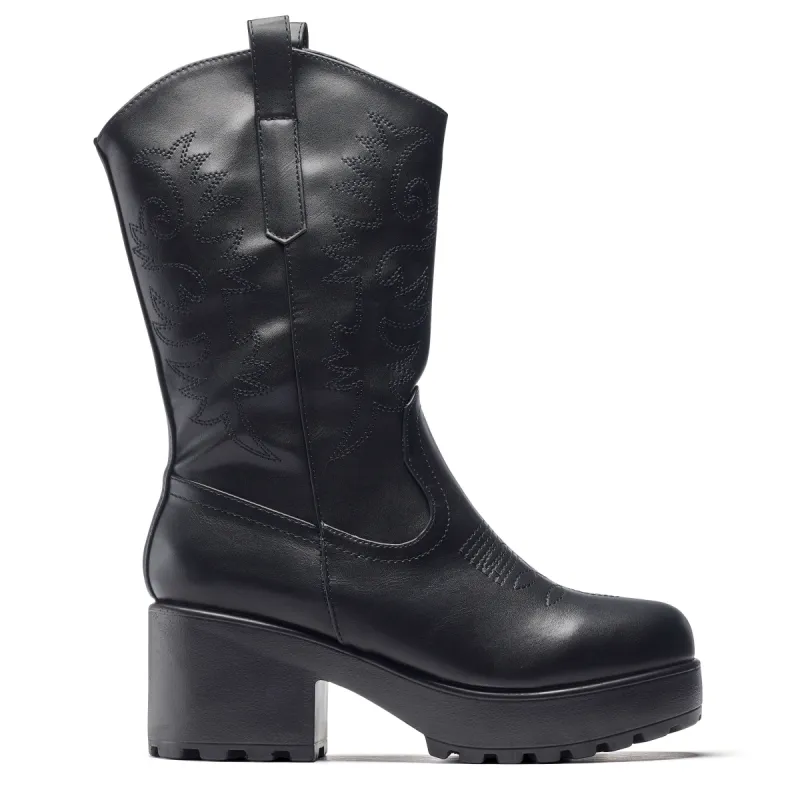 WINTU Long Chunky Western Cowboy Boots sold by Shoe Freaks