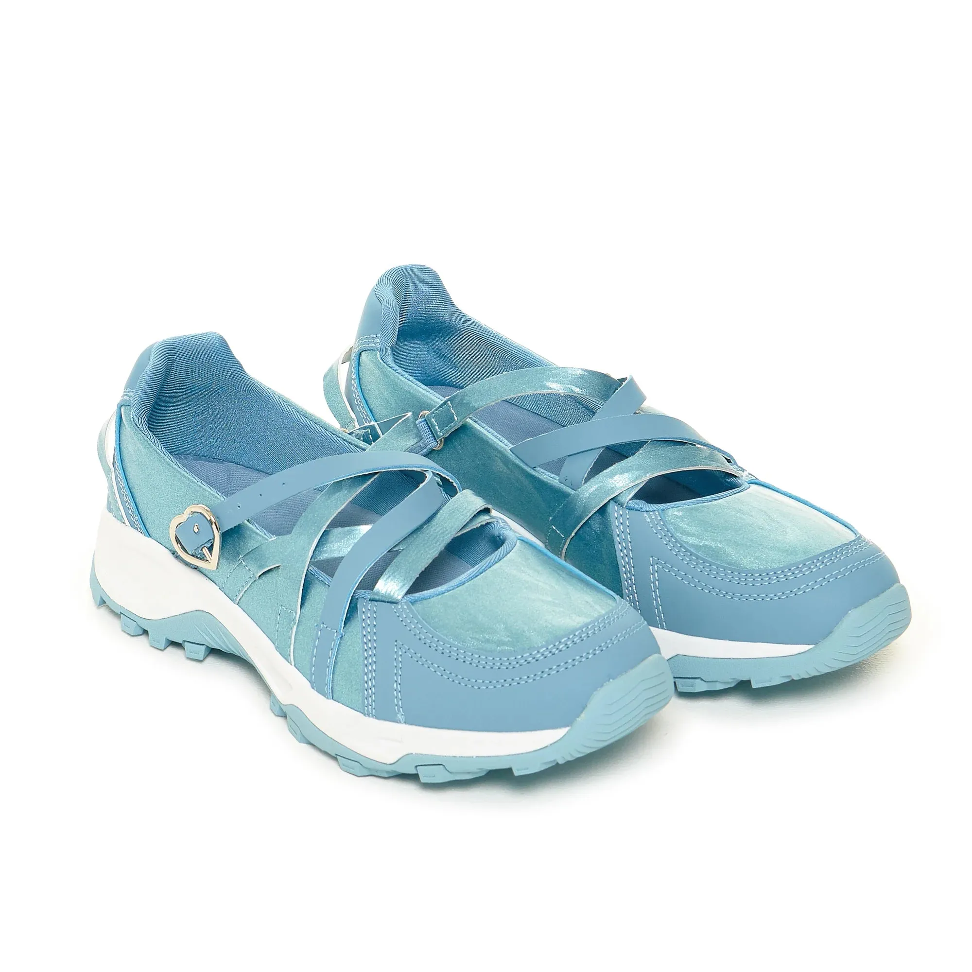 Kyubi Shimmering Ballet Mary Janes - Blue sold by Shoe Freaks product image thumbnail 2