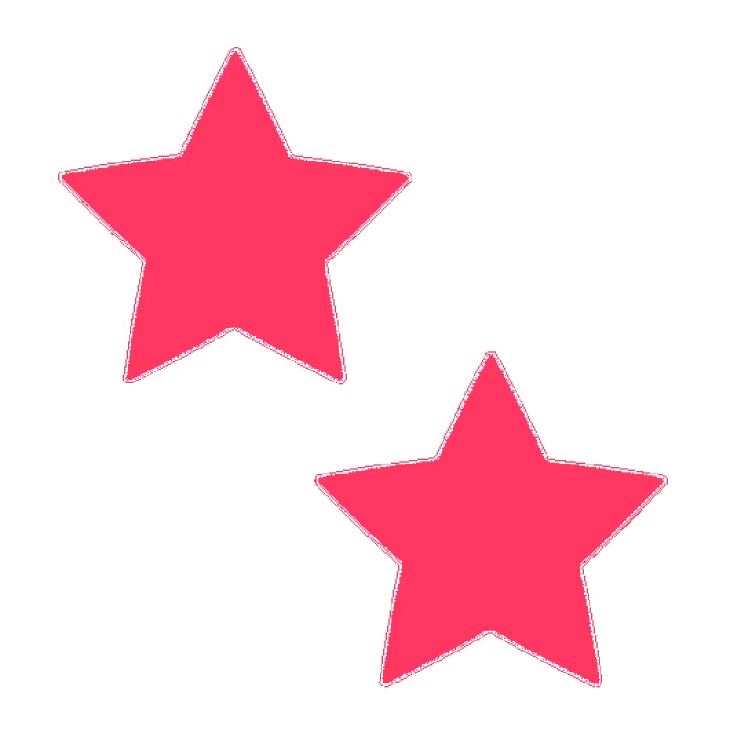 Star: Pink Pasties Glow in the Dark Star Nipple Covers sold by Shoe Freaks
