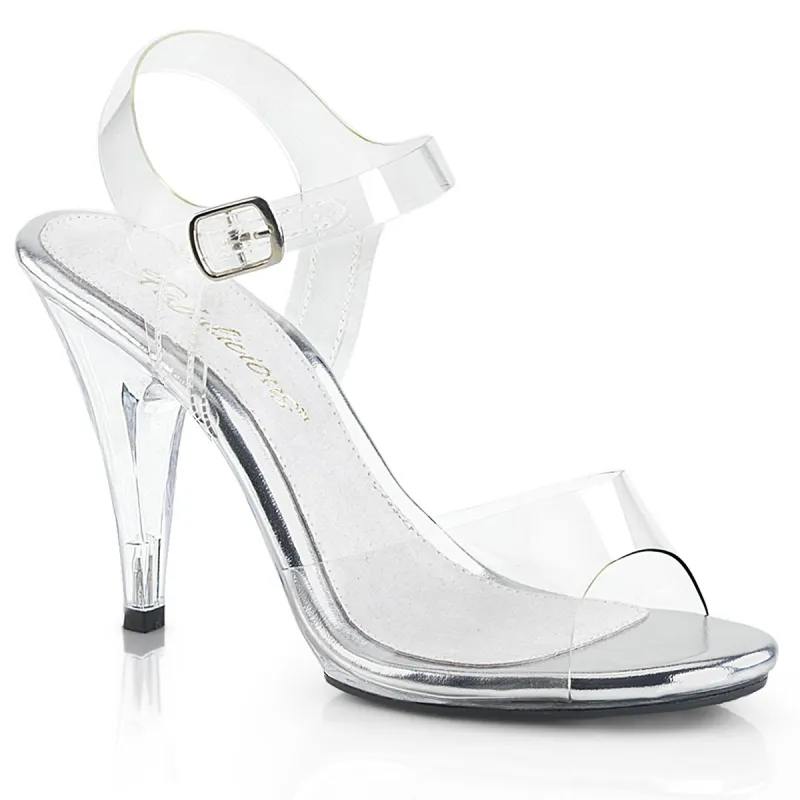 Fabulicious Caress-408-Clear-Size 9-Clearance sold by Shoe Freaks