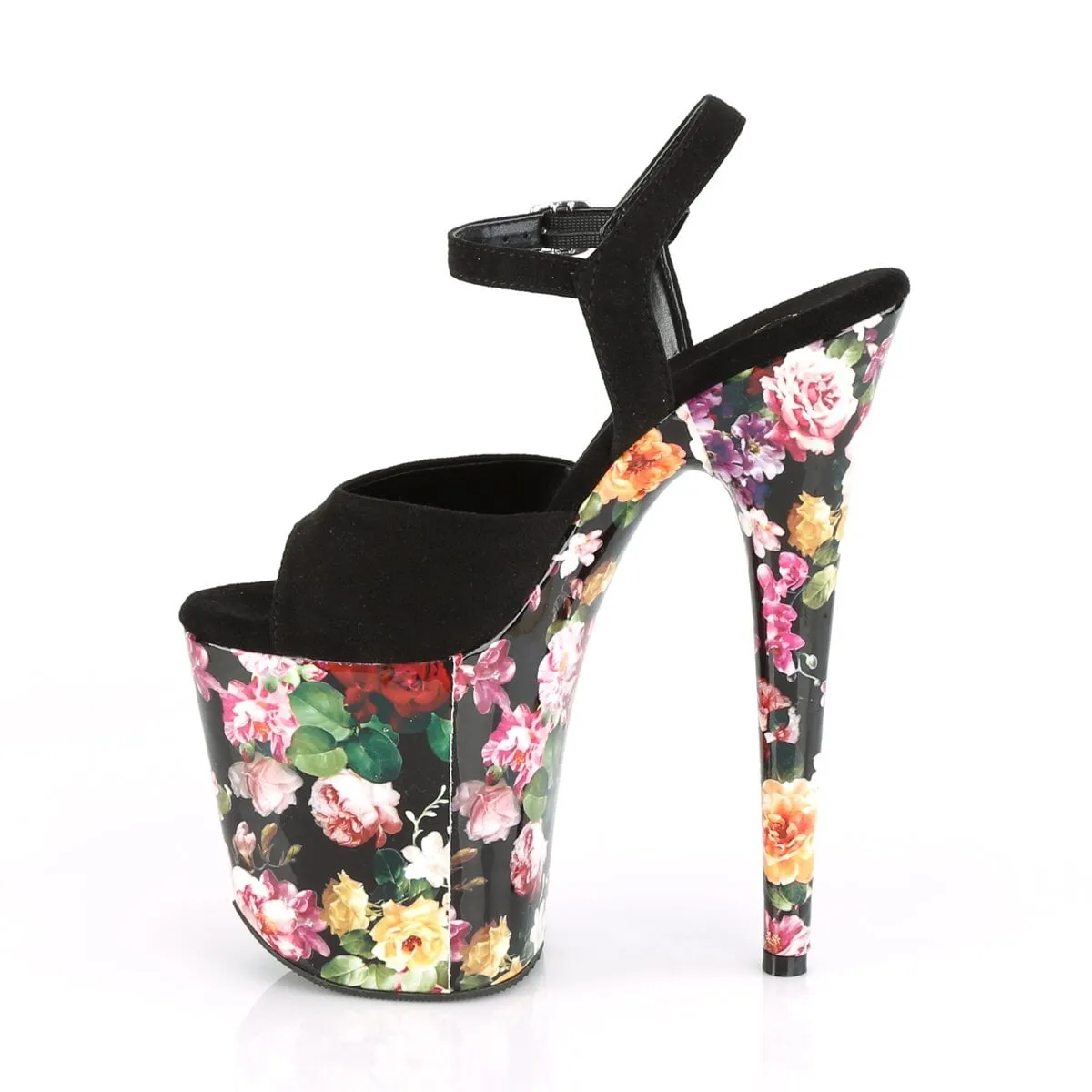 Pleaser Flamingo-809WR-Black-Floral Print-Size 8-Clearance sold by Shoe Freaks product image thumbnail 3