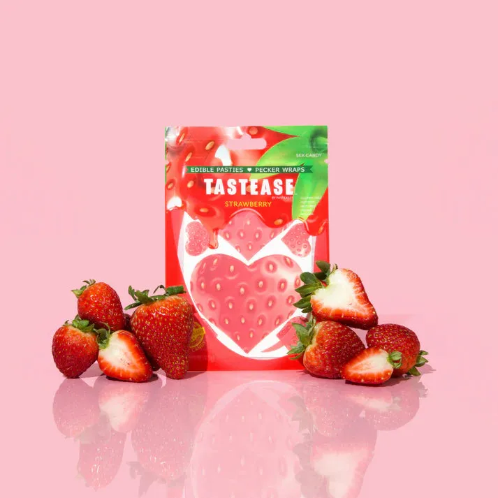 Tastease: Edible Pasties & Pecker Wraps Strawberry Candy sold by Shoe Freaks product image thumbnail 3