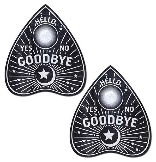 Ouija Planchette Nipple Pasties sold by Shoe Freaks