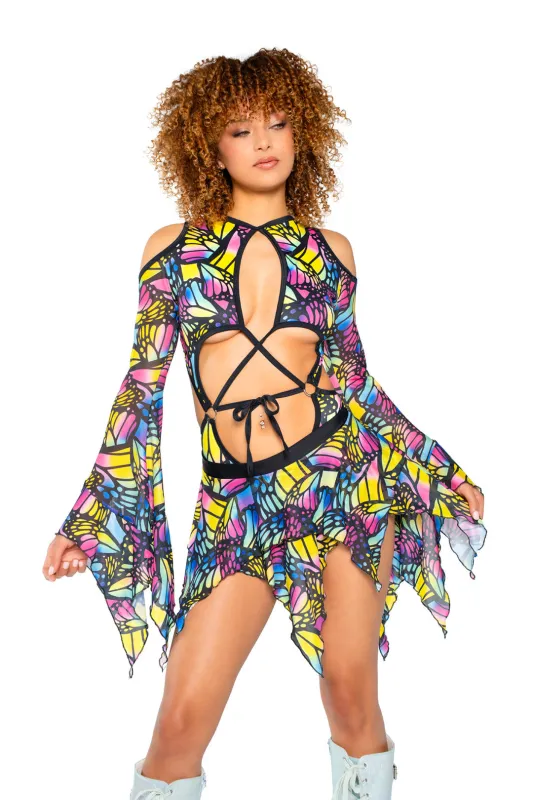 Mesh Flow Skirt sold by Shoe Freaks