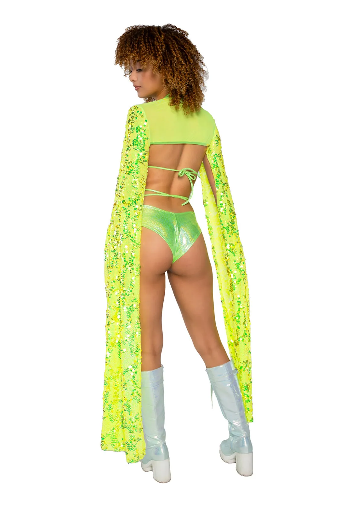 Sequin Drop Sleeve Shrug sold by Shoe Freaks product image thumbnail 2