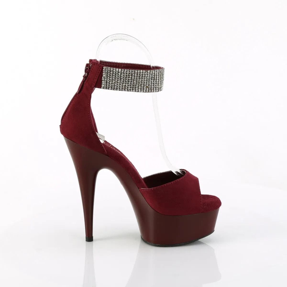 Pleaser Delight-625-Burgundy-Size 10-Clearance sold by Shoe Freaks product image thumbnail 5