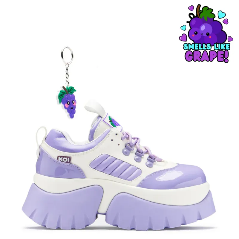 Grape Jelly Trainers-Purple-Size 9-Clearance sold by Shoe Freaks