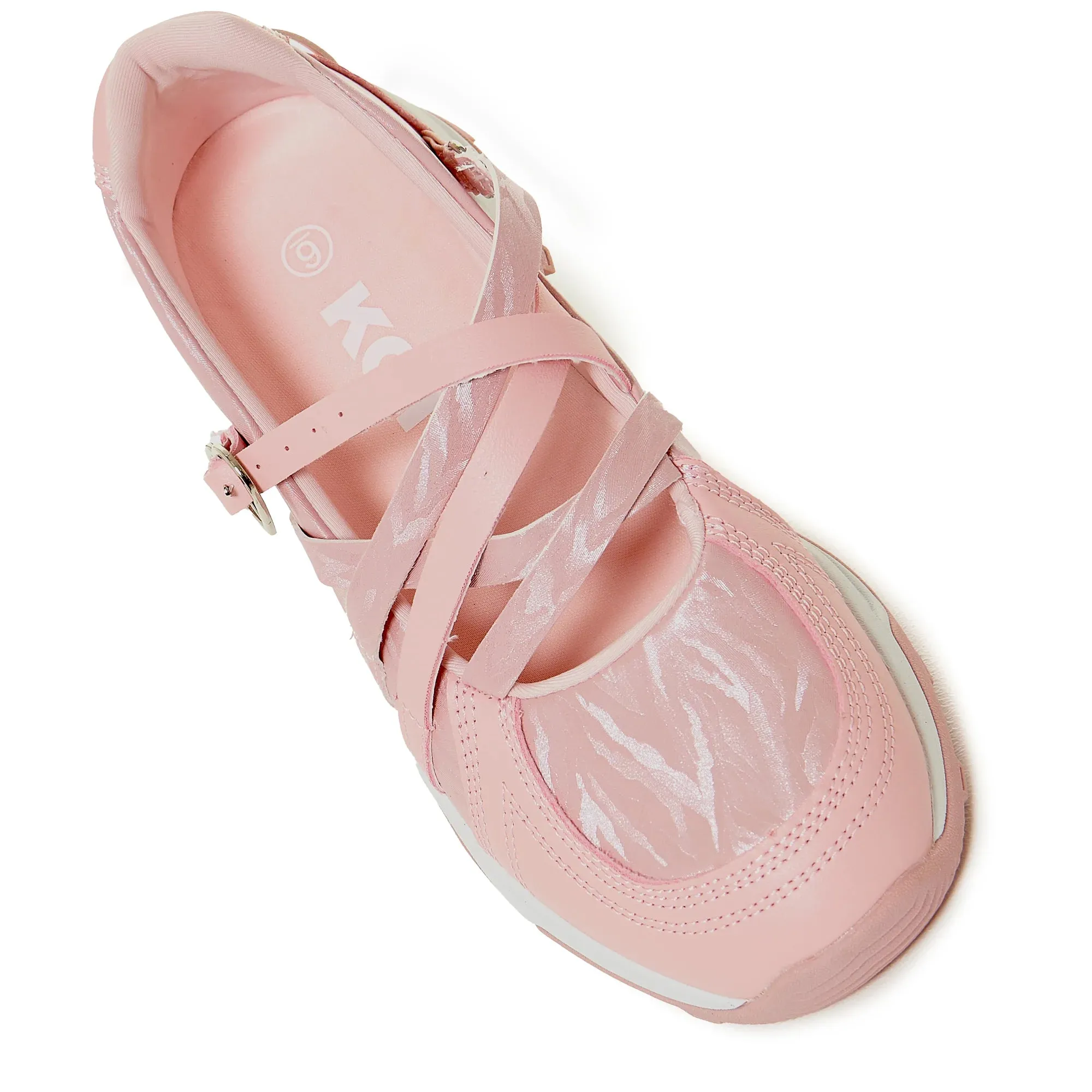 Kyubi Shimmering Ballet Mary Janes - Pink-Size 7-Clearance sold by Shoe Freaks product image thumbnail 4