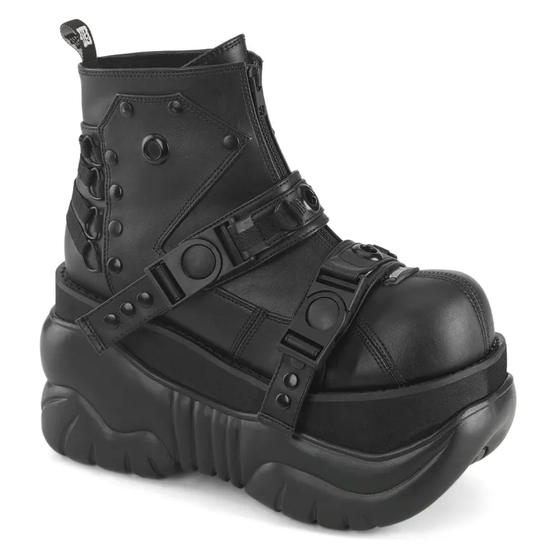 Demonia Boxer-60-Black-Size 9-Clearance sold by Shoe Freaks