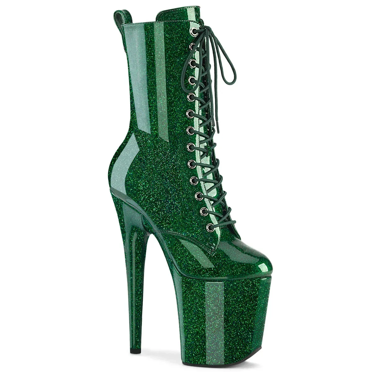 Pleaser Flamingo-1040GP-Emerald Green-Size 9-Clearance sold by Shoe Freaks