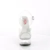 Pleaser Gleam-608-Clear-Size 8-Clearance sold by Shoe Freaks