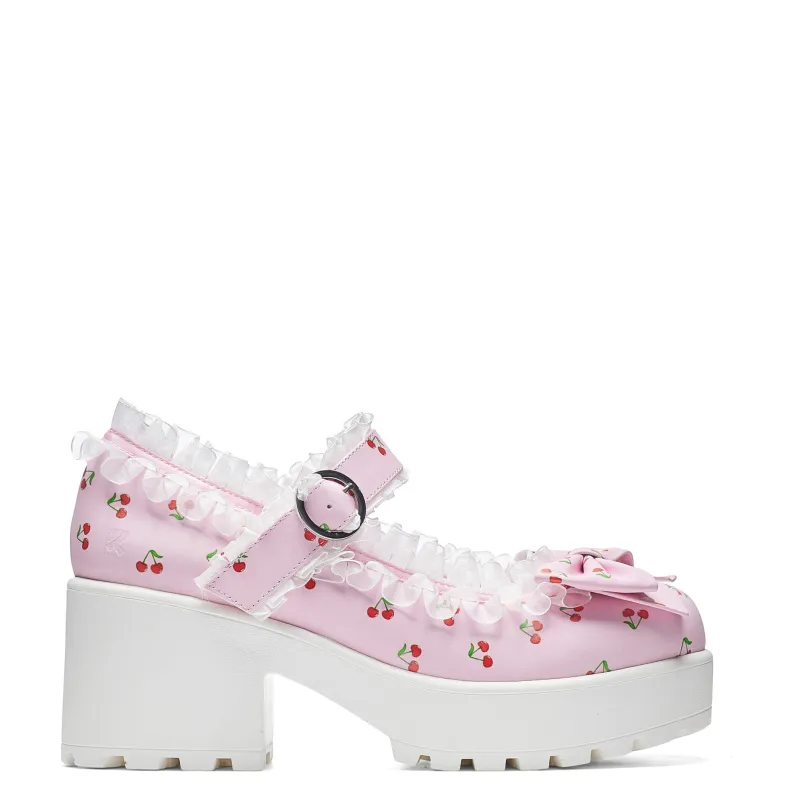 Tira Mary Janes Shoes 'Pink Cherry Bakewell Edition'-Size 8-Clearance sold by Shoe Freaks