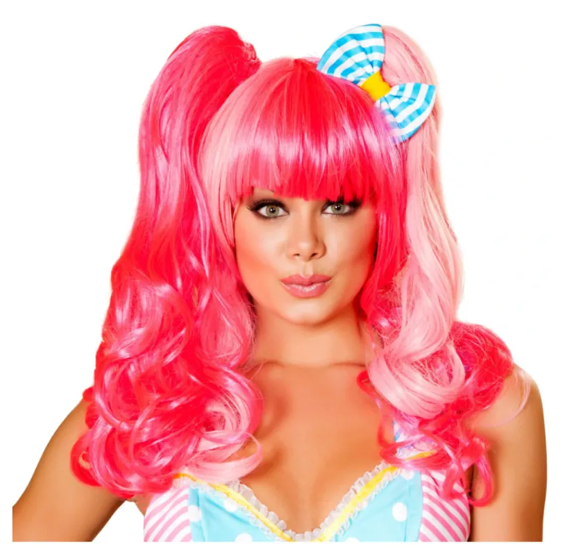 Two Tone Pink Wig sold by Shoe Freaks