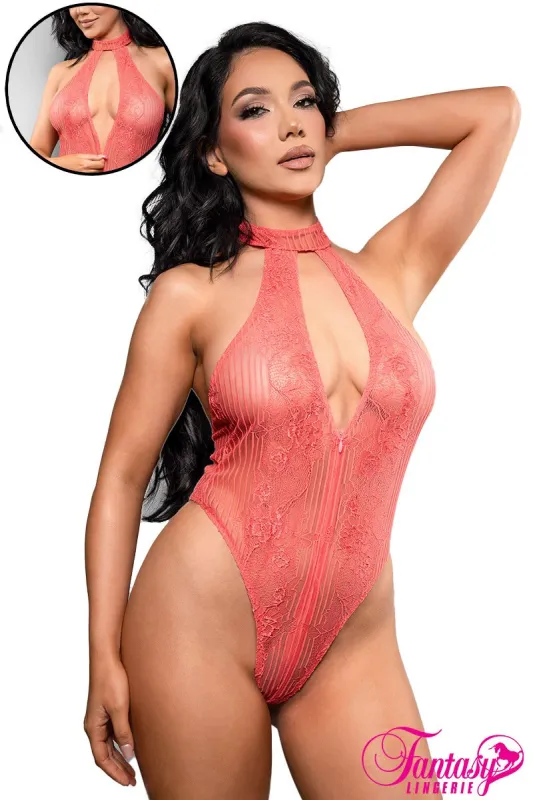Striped Zip Teddy sold by Shoe Freaks