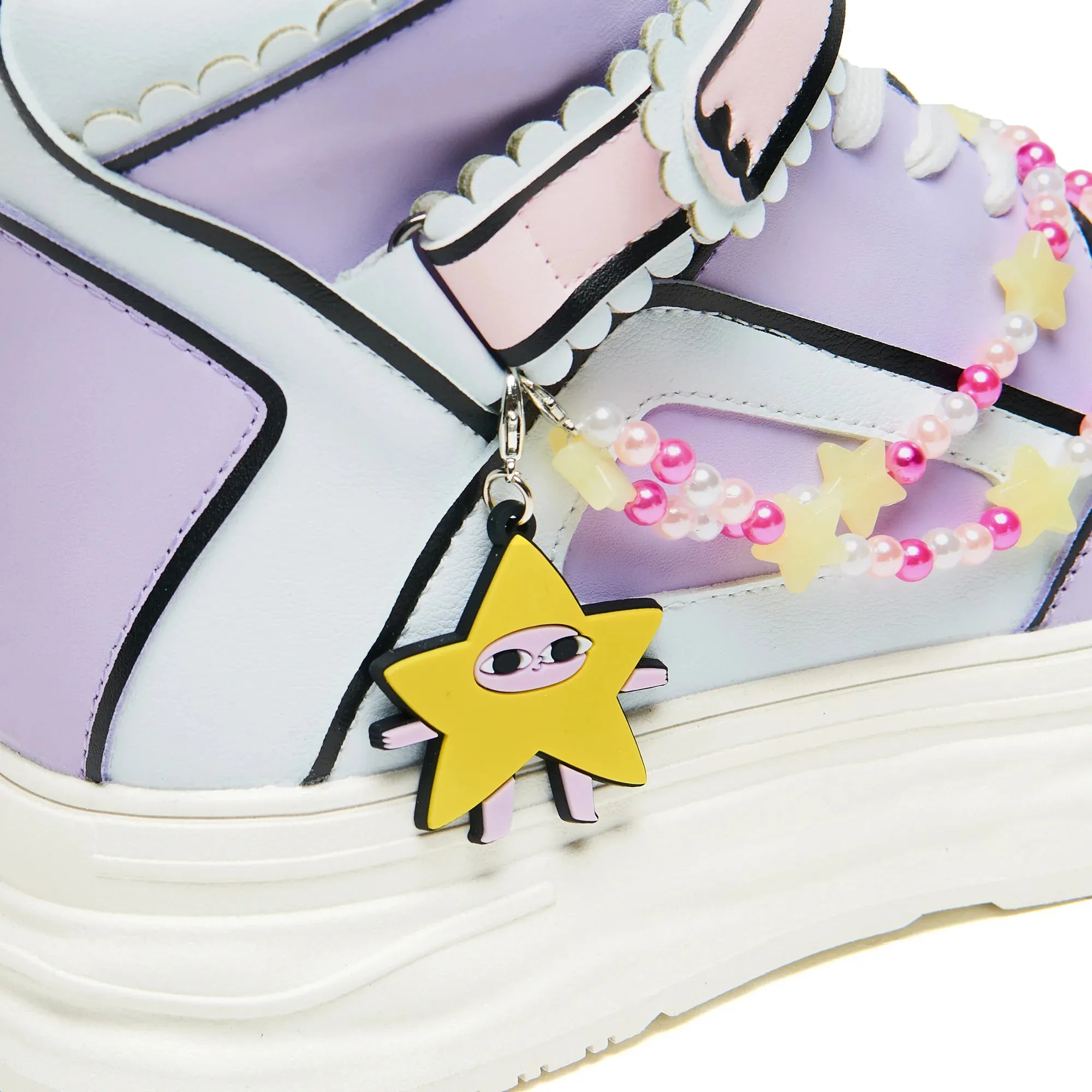 Ur a Star High Top Trainers-Purple-Size 9-Clearance sold by Shoe Freaks product image thumbnail 5