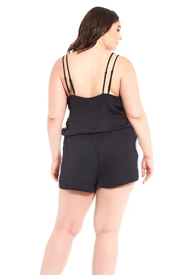 Sleeveless Satin Romper sold by Shoe Freaks product image thumbnail 2