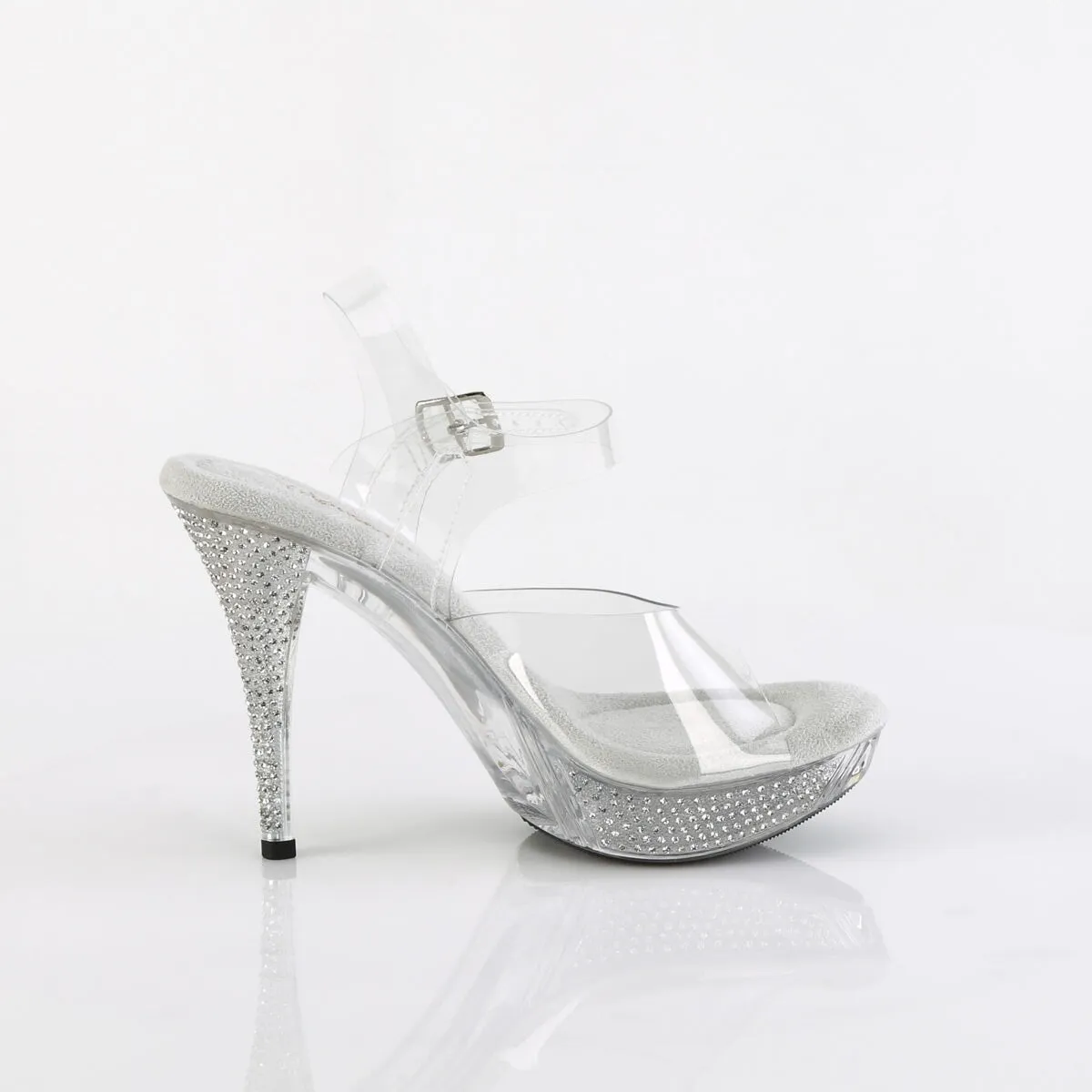 Fabulicious Elegant-408-Clear/Clear-Size 8-Clearance sold by Shoe Freaks product image thumbnail 5
