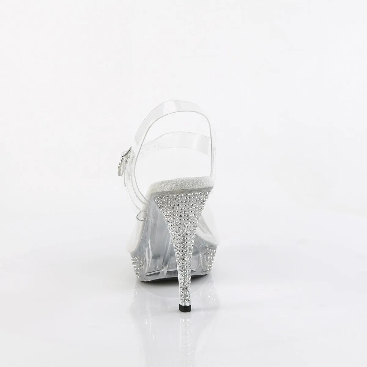 Fabulicious Elegant-408-Clear/Clear-Size 8-Clearance sold by Shoe Freaks product image thumbnail 4