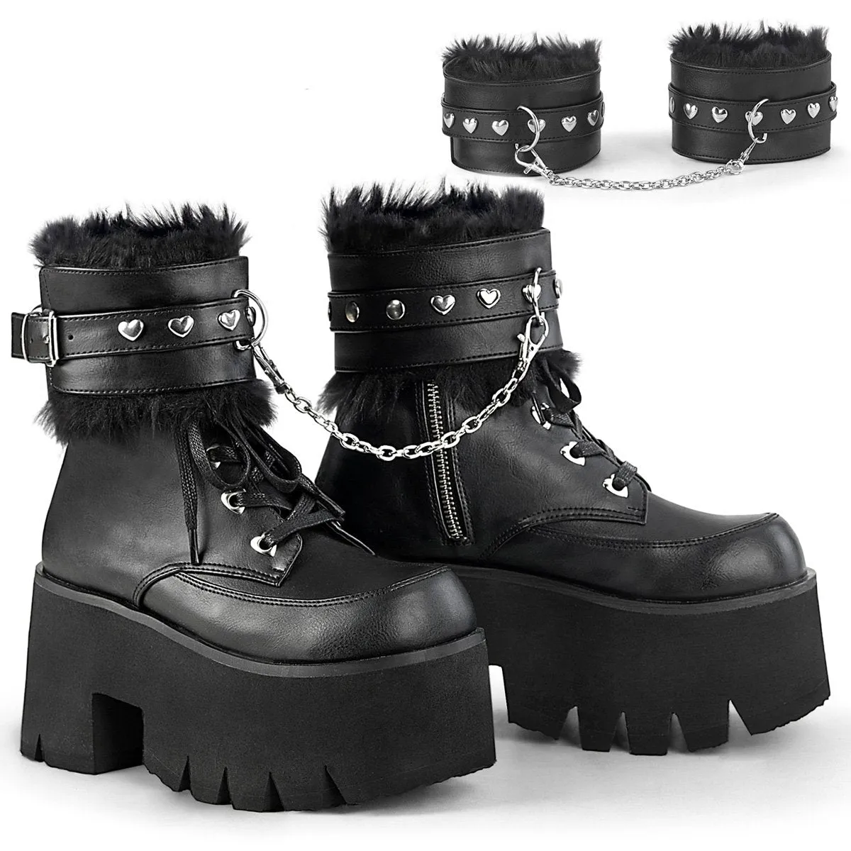 Demonia Ashes-57-Black-Size 7-Clearance sold by Shoe Freaks
