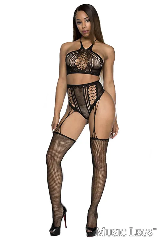 2PC Garter Bodystocking sold by Shoe Freaks