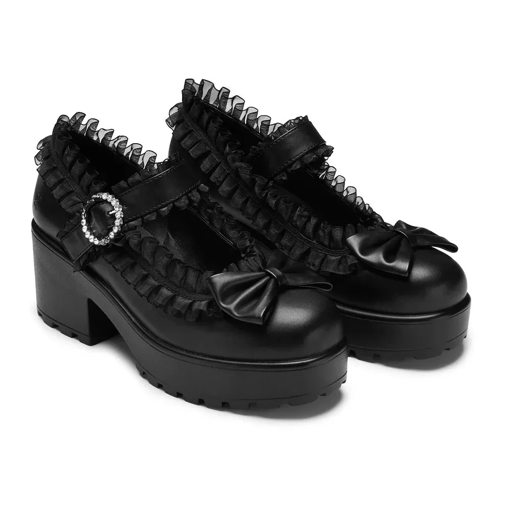 Tira Ruffle Mary Janes ‘ Dark Delights Edition’-Black-Size 8-Clearance sold by Shoe Freaks product image thumbnail 2