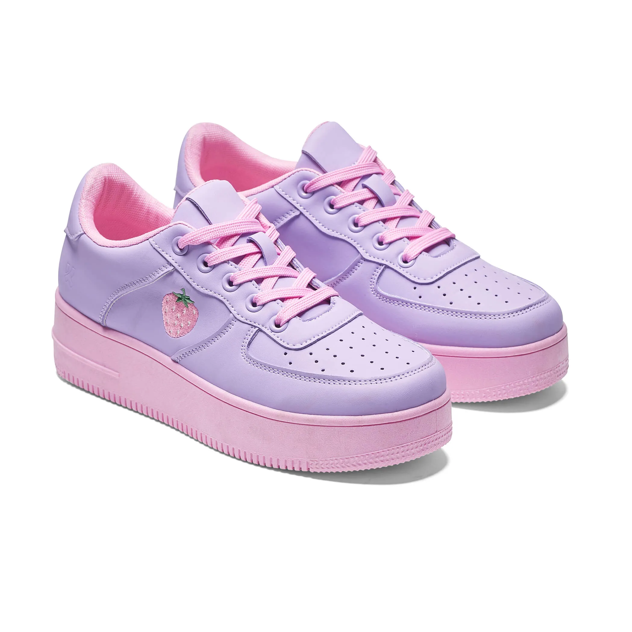 Sweet Strawberry Platform Trainers Purple-Size 5-Clearance sold by Shoe Freaks product image thumbnail 2