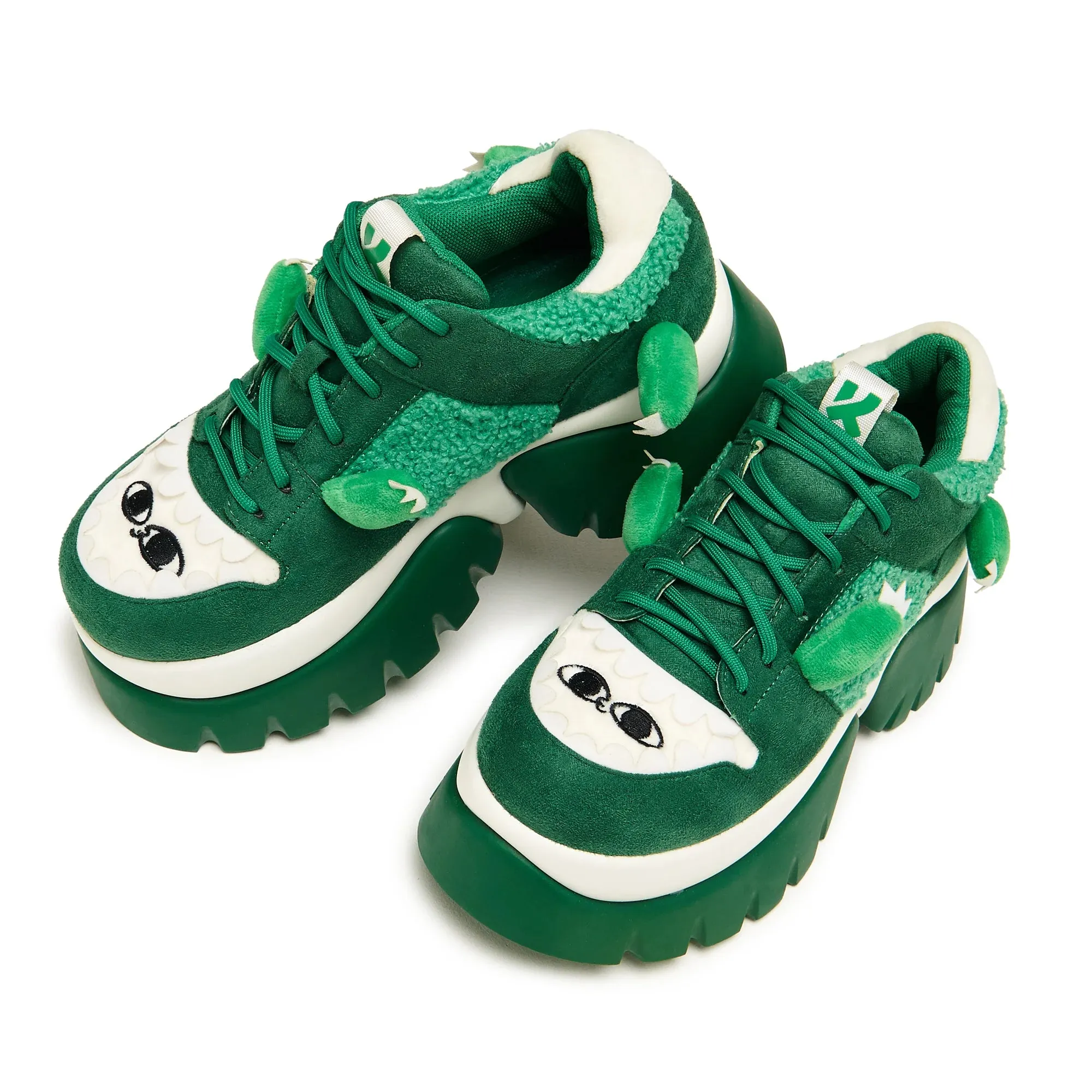 Beanzilla Platform Trainers - Green-Size 10-Clearance sold by Shoe Freaks product image thumbnail 3