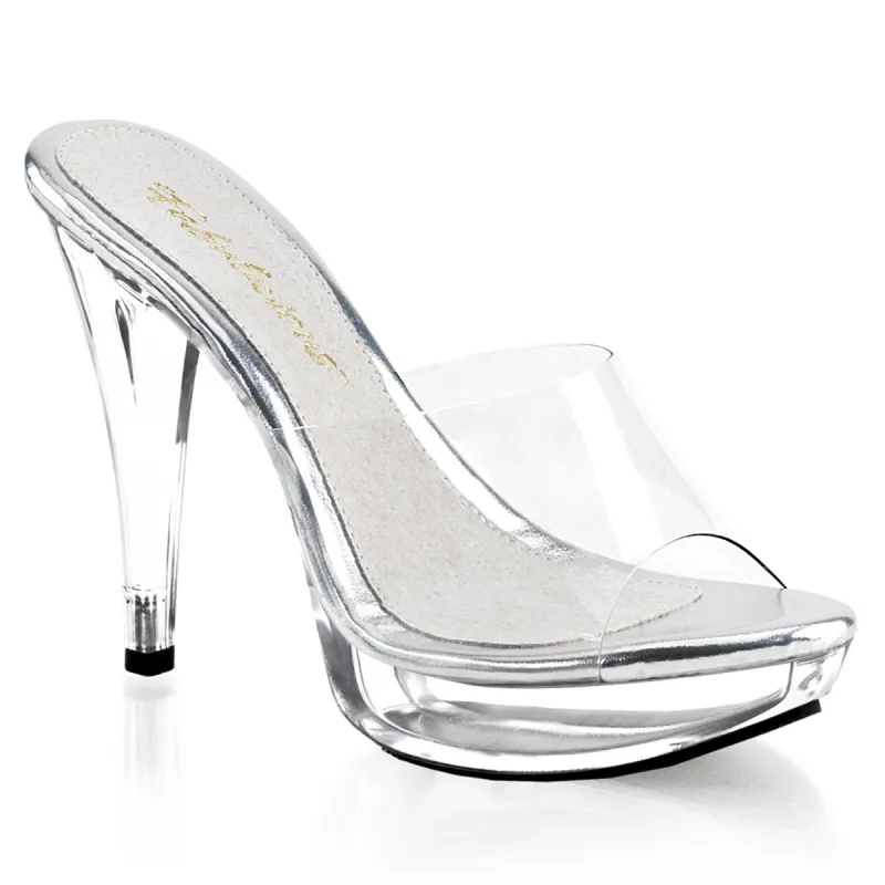 Fabulicious Cocktail-501-Clear-Size 10-Clearance sold by Shoe Freaks