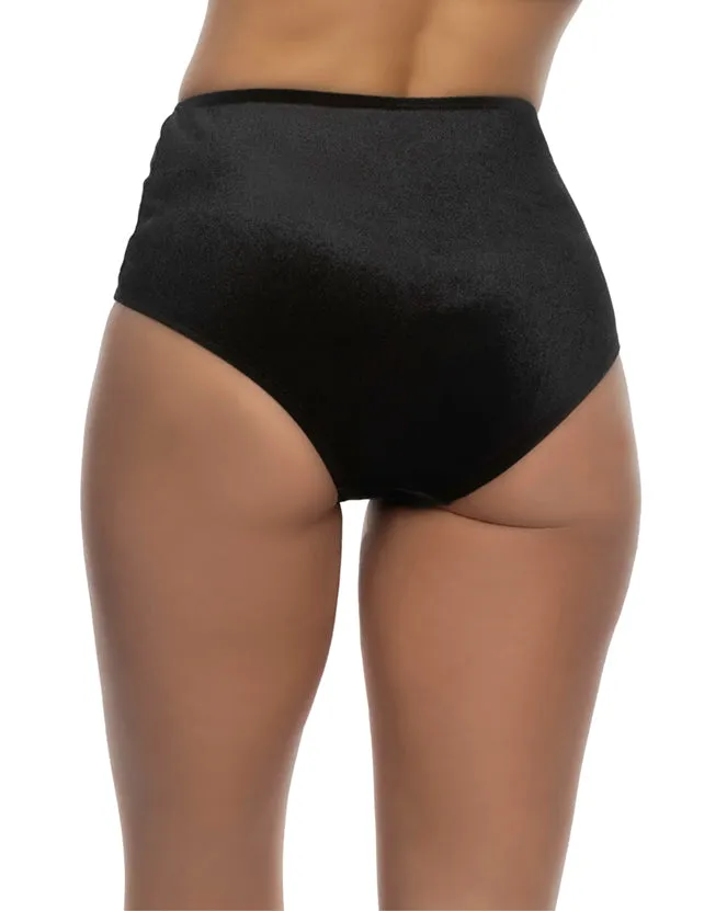 1pc High Waist Cheeky Velvet Shorts sold by Shoe Freaks product image thumbnail 2