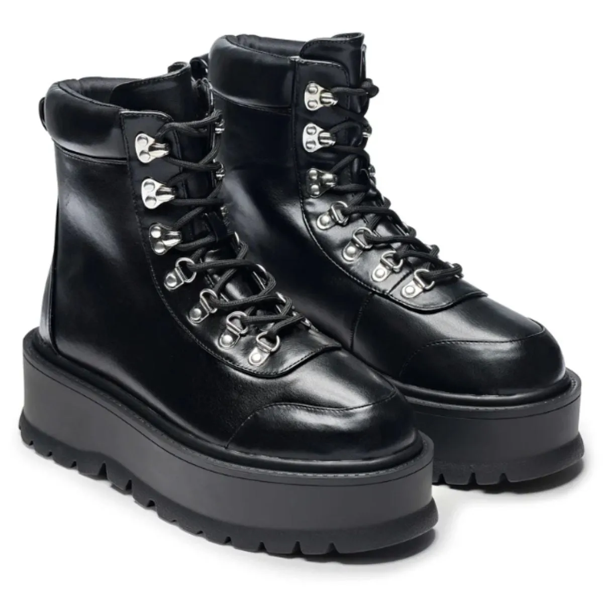 HYDRA All Black Matrix Platform Boots sold by Shoe Freaks product image thumbnail 2