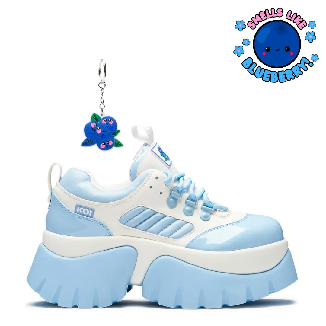 Blueberry Smoothie Trainers-Blue-Size 7-Clearance sold by Shoe Freaks
