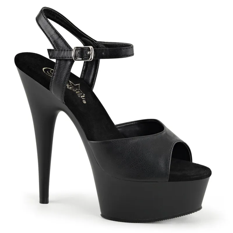 Pleaser Delight-609-Black-Size 12-Clearance sold by Shoe Freaks
