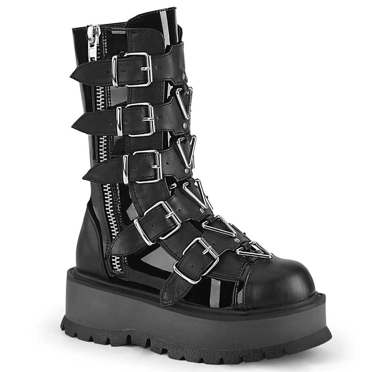 Demonia Slacker-160-Black-Size 8-Clearance sold by Shoe Freaks