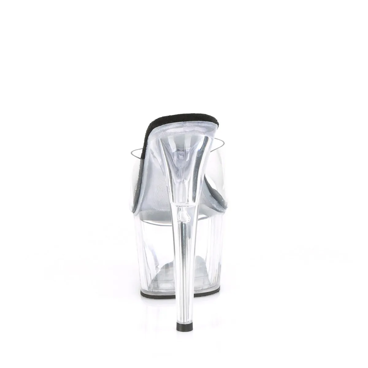 Pleaser Adore-701-Clear-Black/Clear-Size 9-Clearance sold by Shoe Freaks product image thumbnail 4