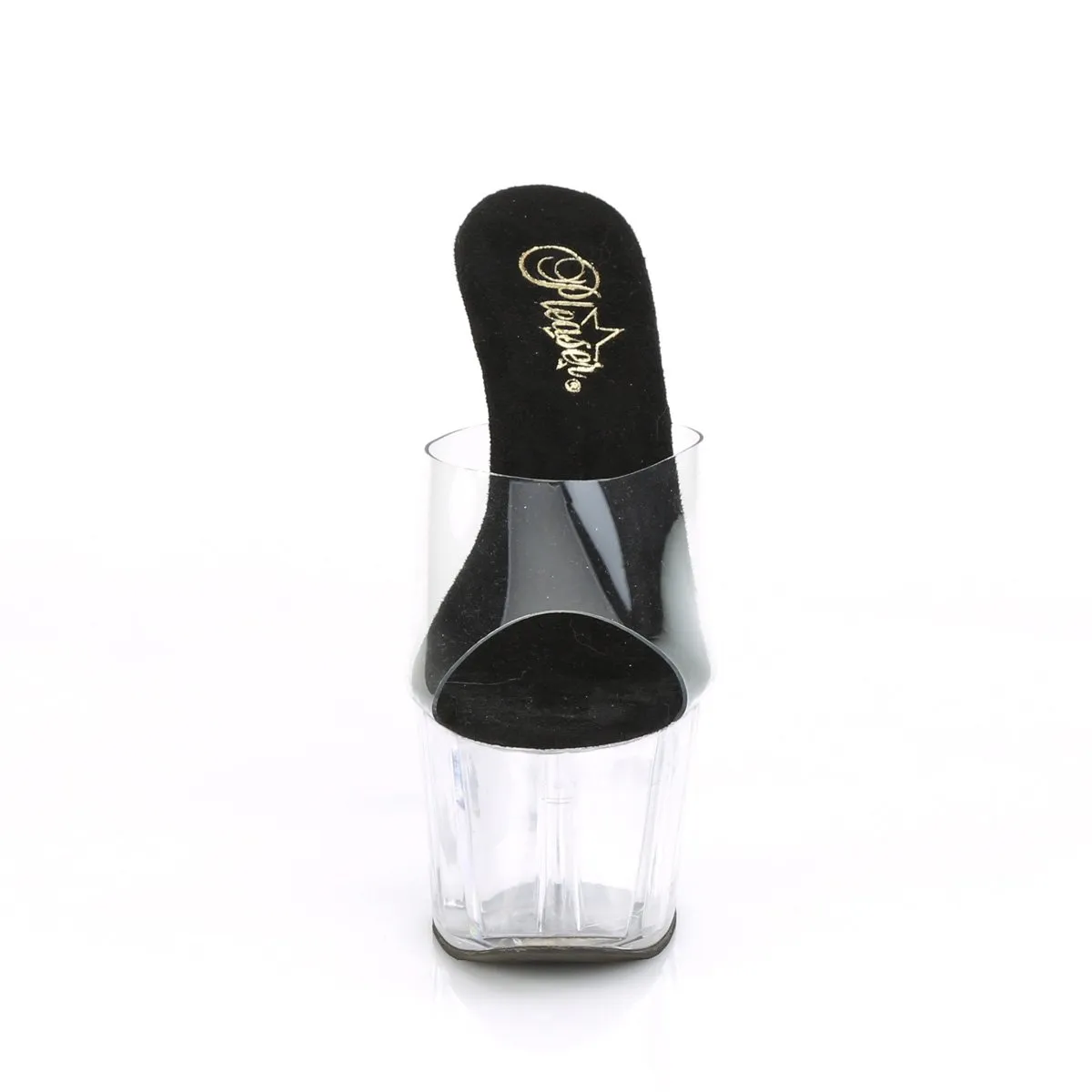 Pleaser Adore-701-Clear-Black/Clear-Size 9-Clearance sold by Shoe Freaks product image thumbnail 2