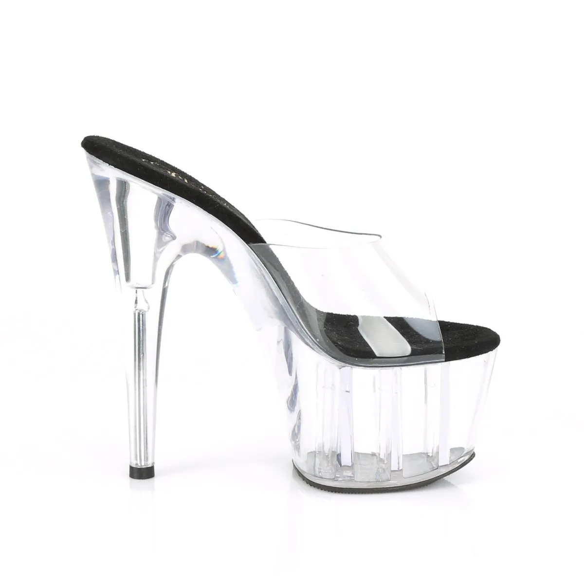 Pleaser Adore-701-Clear-Black/Clear-Size 9-Clearance sold by Shoe Freaks product image thumbnail 5