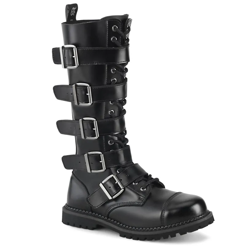 Demonia Riot-18BK-Black-Size 5-Clearance made by Shoe Freaks