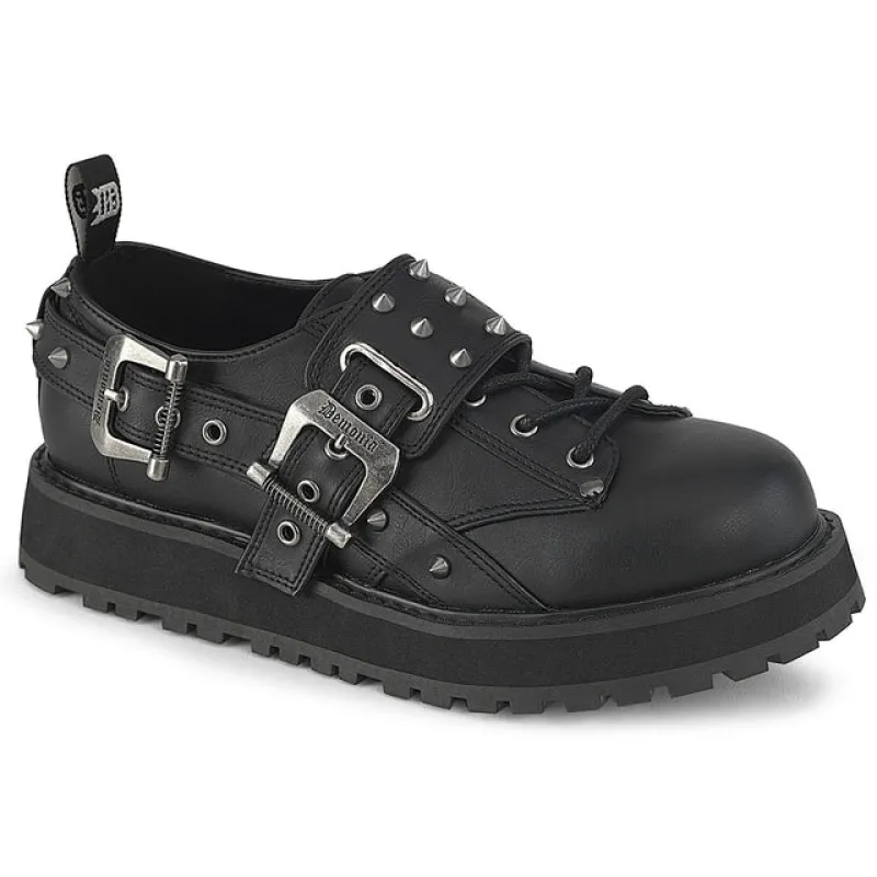 Demonia Valor-38-Black-Size 5-Clearance sold by Shoe Freaks
