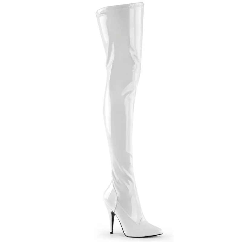 Pleaser Seduce-3000-White-Size 11-Clearance sold by Shoe Freaks