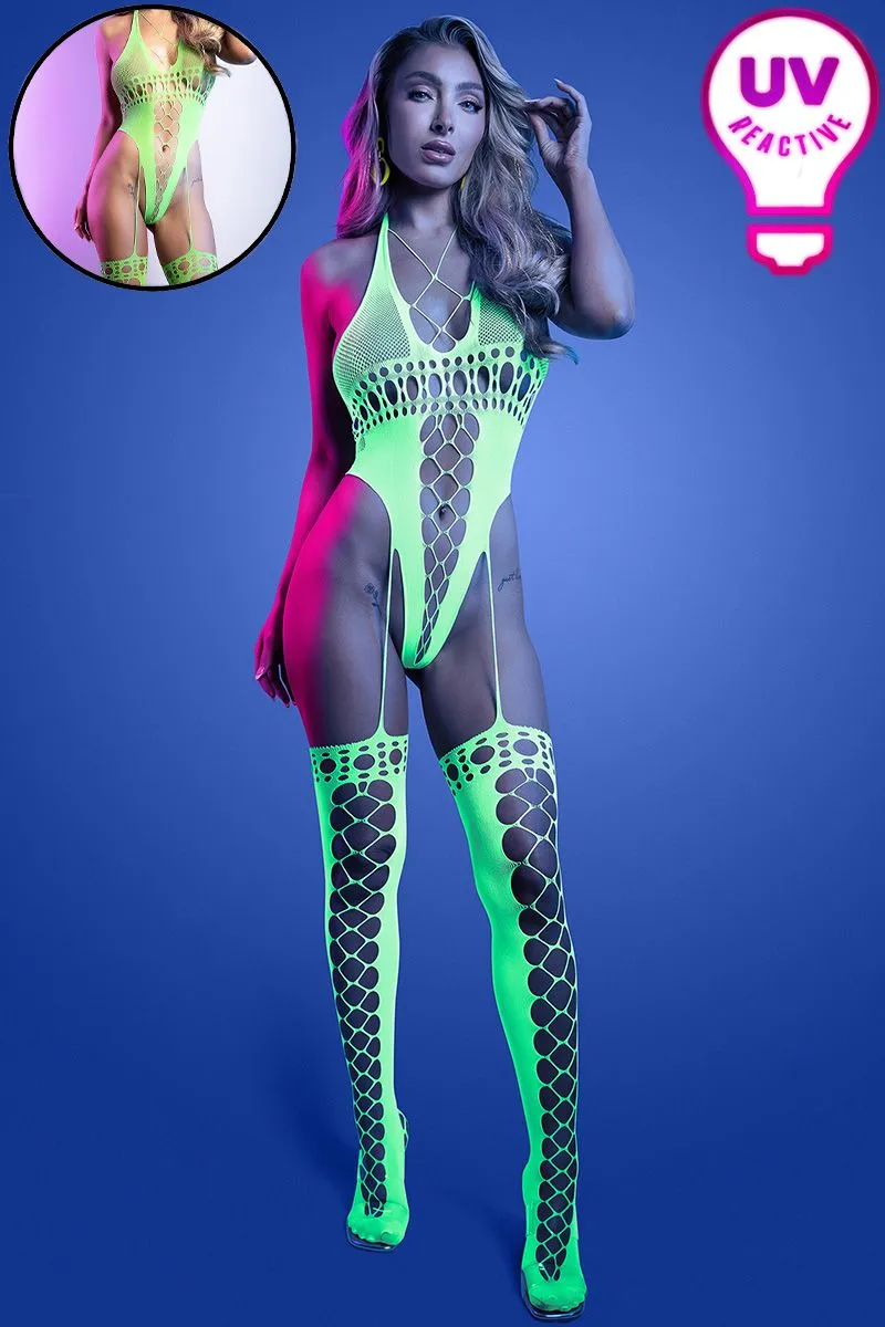 UV Reactive Bodystocking sold by Shoe Freaks