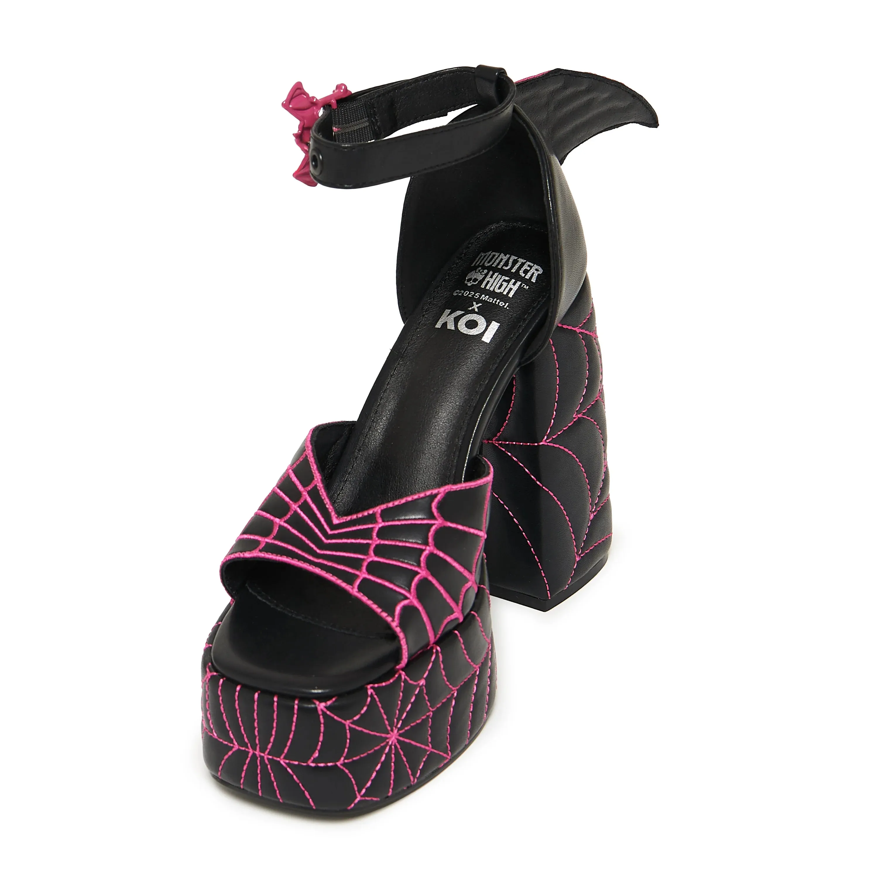 Haunt Couture Padded Chunky Heels - Black sold by Shoe Freaks product image thumbnail 5