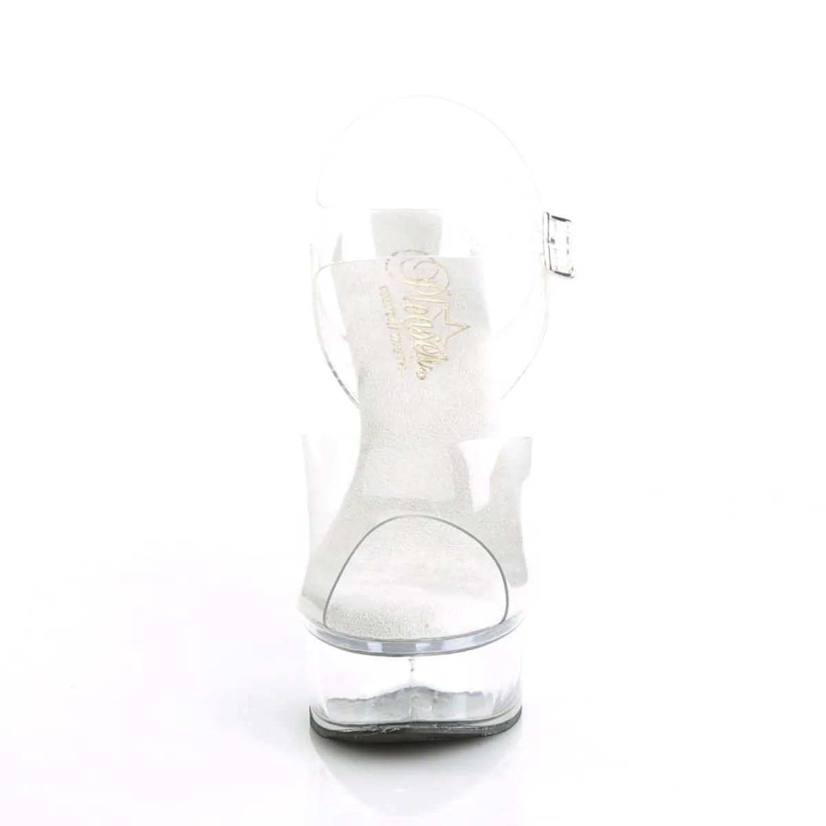 Pleaser Excite-608-Clear/Clear-Size 7-Clearance sold by Shoe Freaks product image thumbnail 2
