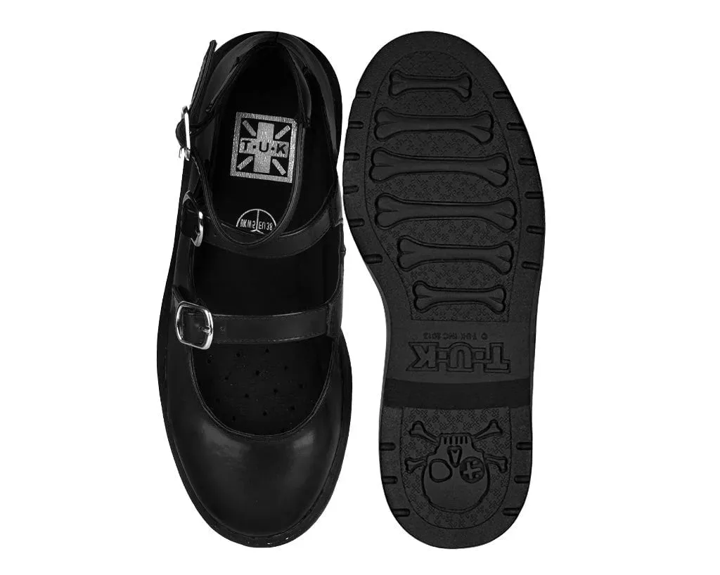 TUK-T2354 Black calf TUKskin 3 Strap Mary Jane sold by Shoe Freaks product image thumbnail 5