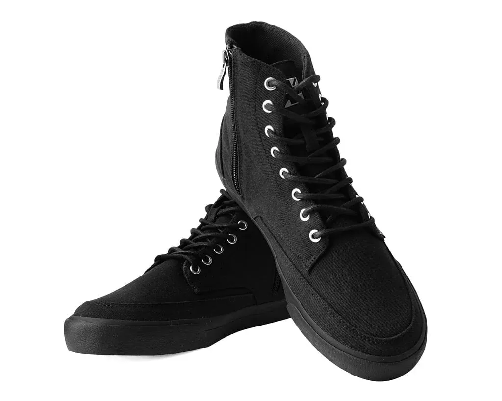 TUK-A3093 Black Canvas 8-Eye Sneaker Boot sold by Shoe Freaks product image thumbnail 2