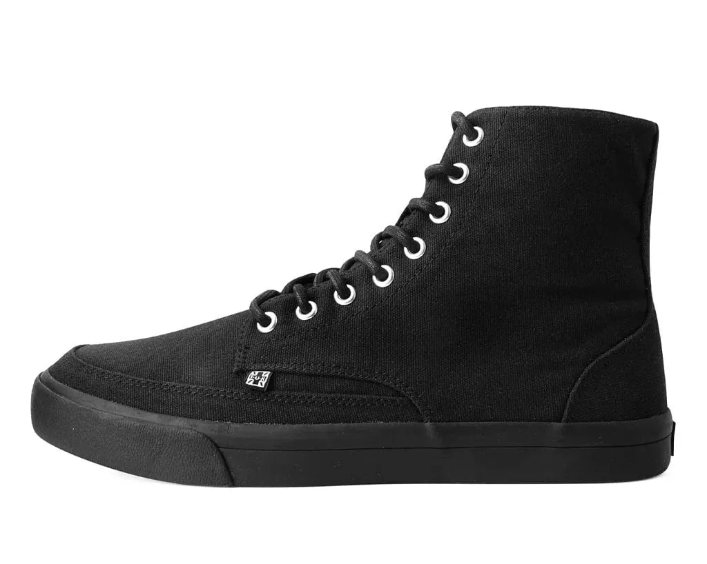 TUK-A3093 Black Canvas 8-Eye Sneaker Boot sold by Shoe Freaks product image thumbnail 3