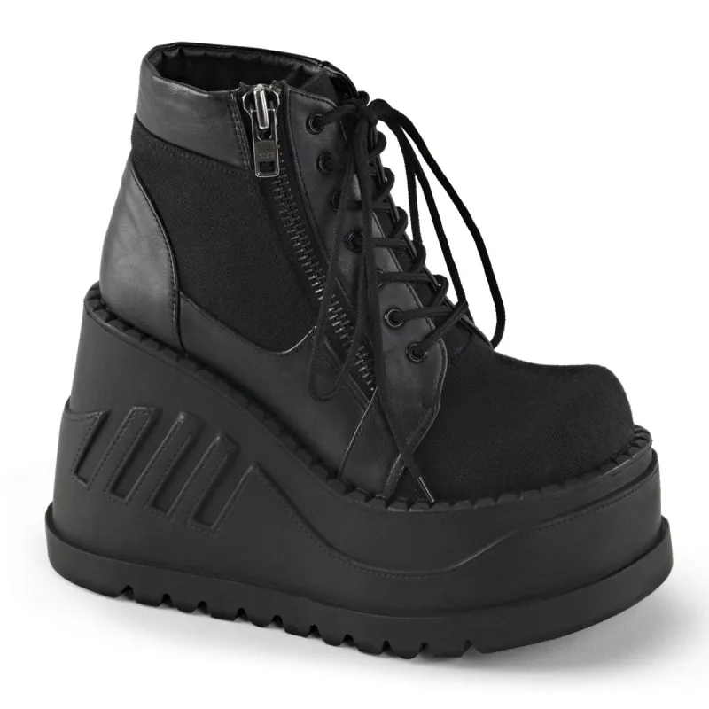 Demonia Stomp-10-Black-Size 9-Clearance sold by Shoe Freaks